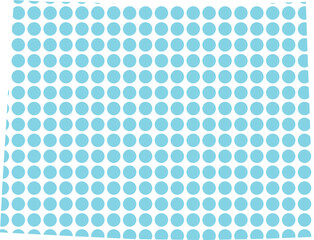 Wyoming State Map Vector Illustration – USA Outline Silhouette with Blue Circle Pattern on White Background