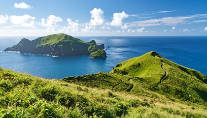 Lush isles in a turquoise sea