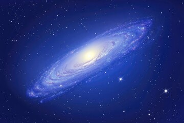 Spiral galaxy in deep space (5)