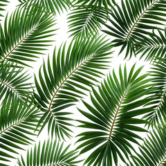 Evergreen foliage pattern with lush green needles