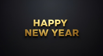 Fototapeta premium Happy New Year 2026 Festive Wishes for All 