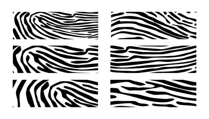 Wood lines texture material doodle hand drawn line set. Rings and circles tree trunk geometric curve, wave contour template