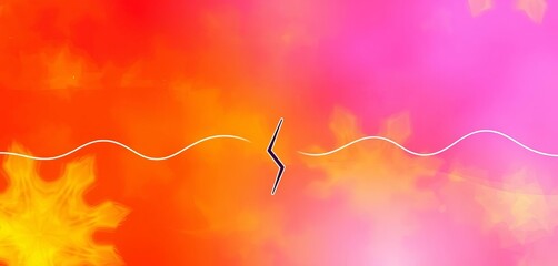 A continuous, broken, wavy line drawn with a dashed pattern, path, hand-drawn