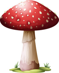 vector illustration of mushroom