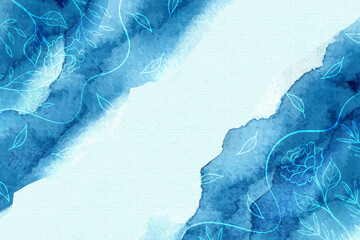 blue watercolor background