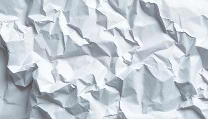 Obraz premium Close-up of a crumpled white receipt, showing creases and wrinkles, retail, business