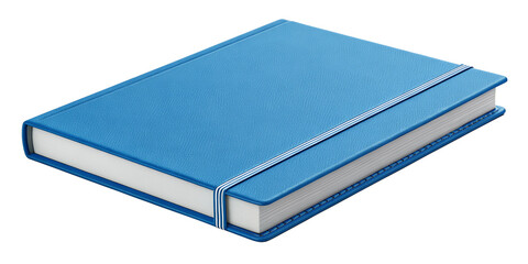 High-Quality Blue Hardcover Notebook with Elastic Band on Transparent Background
Premium Textured Blue Journal with Thick Pages and Rounded Edges Isolated