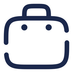 business bag icon vector sign symbol isolated