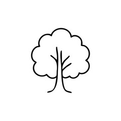 Simple tree outline
