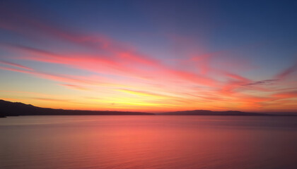 Warm Glow Spreading Across The Horizon
