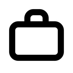 business bag icon vector sign symbol isolated