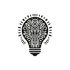 Decorative light bulb design with intricate patterns (2)