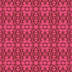 Seamless abstract pattern with geometric shapes best for fabric product.