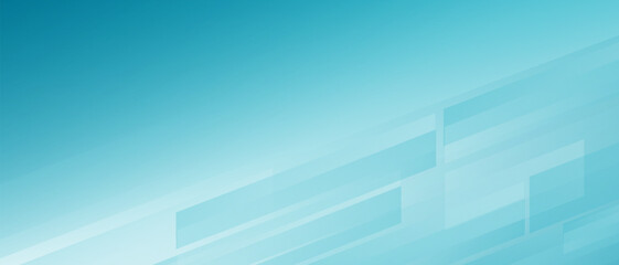 Aqua Tech Gradient Background &mdash; Clean teal-to-cyan gradient with layered geometric rectangles and soft light, ideal for corporate tech presentations, web banners, and modern branding