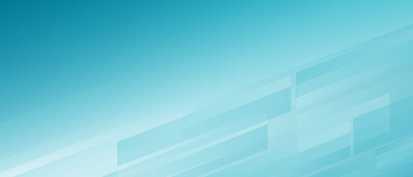 Aqua Tech Gradient Background — Clean teal-to-cyan gradient with layered geometric rectangles and soft light, ideal for corporate tech presentations, web banners, and modern branding - Powered by Adobe