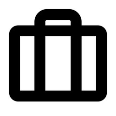 business bag icon vector sign symbol isolated