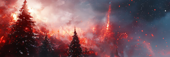 Holiday Illustration – Christmas Tree and Ornaments