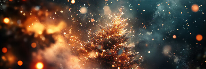 Holiday Illustration – Christmas Tree and Ornaments