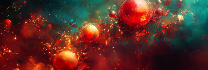 Holiday Illustration – Christmas Tree and Ornaments