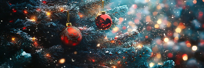 Beautiful Christmas Background for Seasonal Design