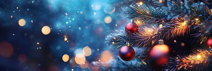 Beautiful Christmas Background for Seasonal Design