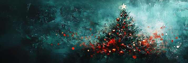 Beautiful Christmas Background for Seasonal Design