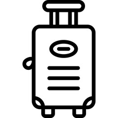 business bag icon vector sign symbol isolated