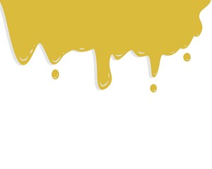 Wavy cheese or honey background. Yellow cheese drops. Wavy background concept. Melted honey background.