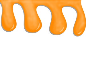 Wavy cheese or honey background. Yellow cheese drops. Wavy background concept. Melted honey background.