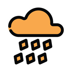 Hail icon design template