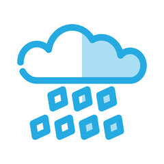 Hail icon design template