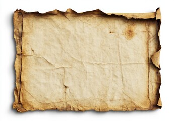Ancient Torn Parchment Paper Texture