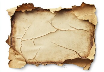 Fototapeta premium Vintage Torn Paper Texture Background