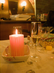Candlelit Toast Moment