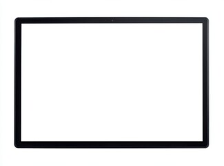 Digital Tablet with Blank White Screen