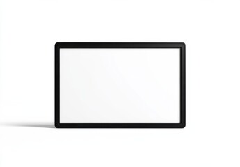 Modern Minimalist Black Frame Digital Display
