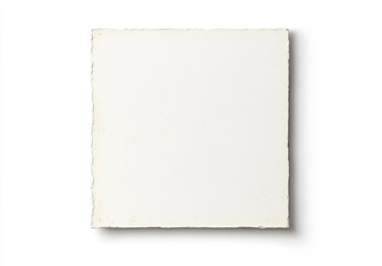 Blank Textured Watercolor Paper Sheet