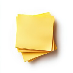 Yellow Sticky Notes on White Surface