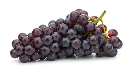 Fototapeta premium Fresh red grapes isolated on white background, a popular fruit