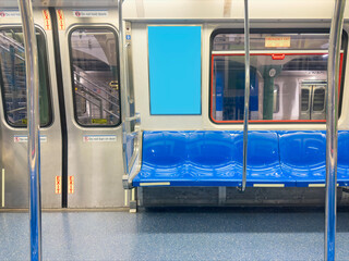 Empty Subway in New York