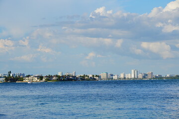 Sarasota, Florida USA - Sep 15, 2025: the sarasota beach sun set landscape