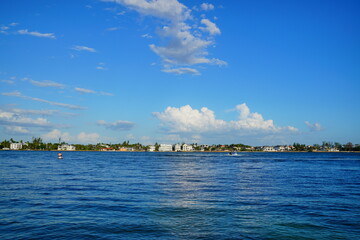 Sarasota, Florida USA - Sep 15, 2025: the sarasota beach sun set landscape