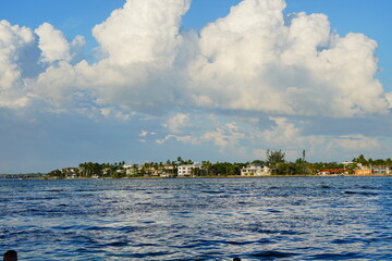 Sarasota, Florida USA - Sep 15, 2025: the sarasota beach sun set landscape