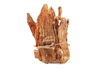 Dried Bamboo Shoots Bundle Tied with Twine - Traditional Asian Cooking Ingredient