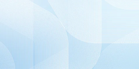 Gordijnen Abstract 繊細な線をあしらった現代的な雰囲気の抽象的な背景。ポスター、パンフレット、表紙、バナー、プレゼンテーションなどに最適な幾何学的ストライプアートデザイン  © YY apartment