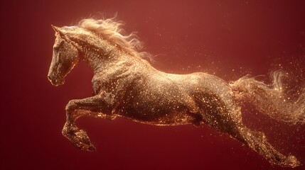 The Fiery Golden Horse is the symbol of the 2026 year