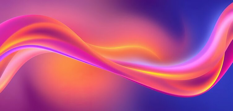 Abstract flowing curves, vibrant gradient colors, dynamic movement,  energy,  dynamic