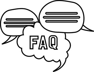 FAQ Line Icon