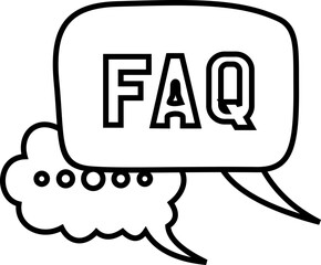 FAQ Line Icon