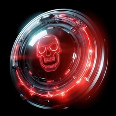 abstract background with glowing circles